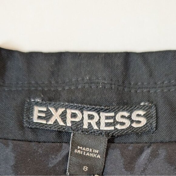 Express Blazer Womens Size 8 Black Single-Button Classic Business Academia - Picture 3 of 15
